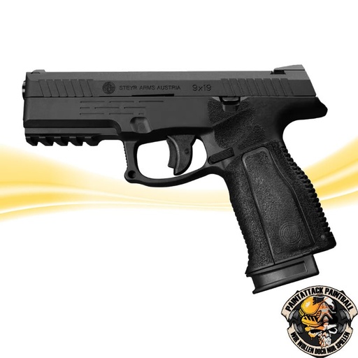 [6745] Steyr L9-A2 Airsoft Pistole  – CO2 Blow-Back 6 mm BB schwarz von ASG