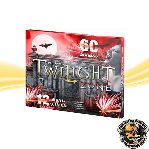 [6741] Pyro Twilight Zone Pyrotechnische Munition 60 Schuss Mix Sortiment