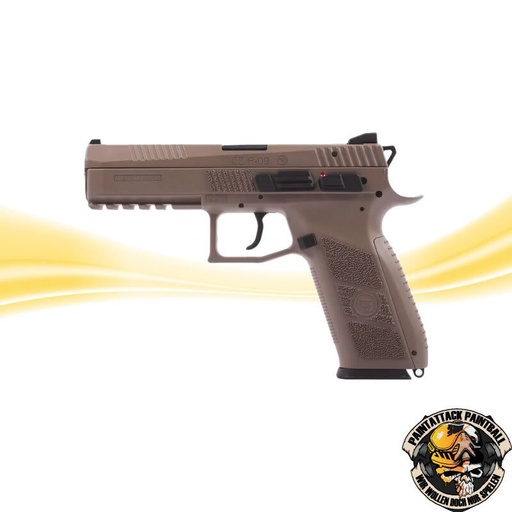 [6647] CZ P-09 Airsoft Pistole CO2 - GBB 6mm  TAN