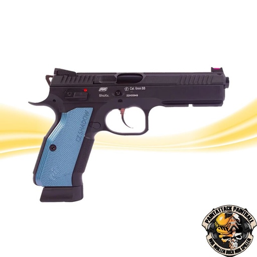 [6643] CZ Shadow 2 ACZ Shadow 2 ASG Airsoft Pistole CO2 GBB  Schwarz - Blau