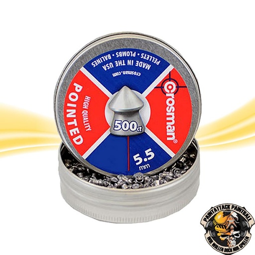 [6593] Diabolo Kaliber 5,5 mm – Spitzkopf 500er Dose Crosman Pointed