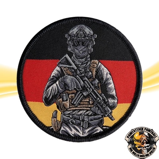 [6543] Soldat Textil Patch für Airsoft- und Magfed Paintball - Deutschland