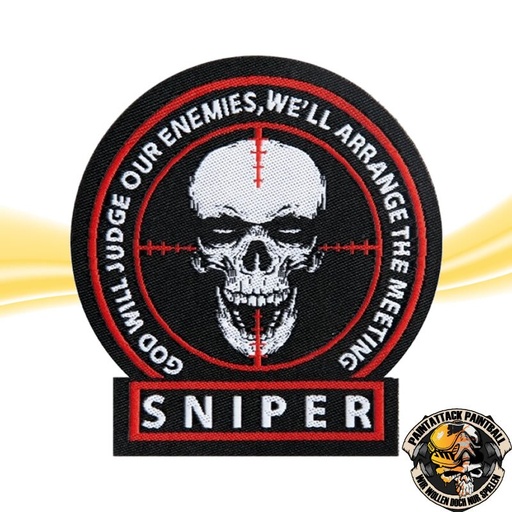 [6542] Sniper Textil Patch für Airsoft- und Paintball-Scharfschützen