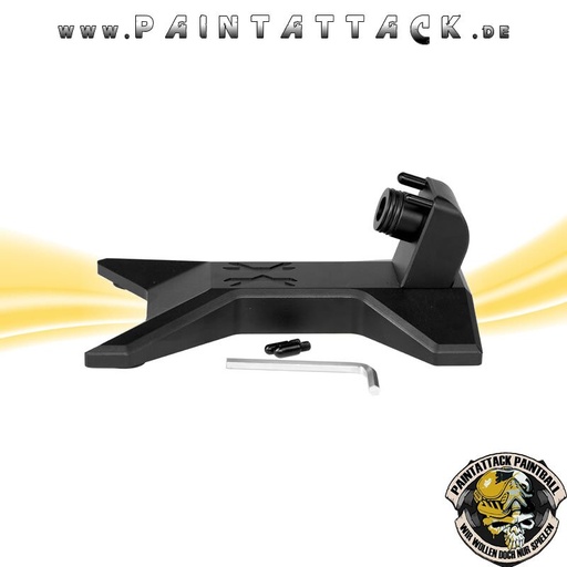 [6518] HK Arm Markiererständer - ASA Ständer für Paintball Markierer - schwarz