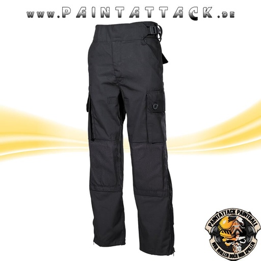 [6442] Kommandohose Smock-Attack  Hose für Paintball und Airsoft - Schwarz