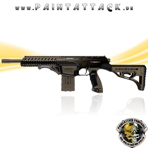 [6313] Dye DAM - Tan Desert Fade schwarz Paintball Markierer