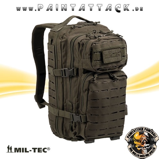 [6308] Rucksack mit Molle-System US Assault SM, Laser-Cut oliv