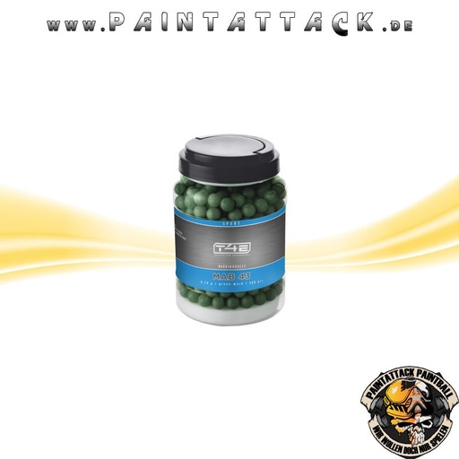 [6291] Paintballs Cal. 43 mit Hartschale T4E Sport MAB 43 Markingballs 500 Stück grün