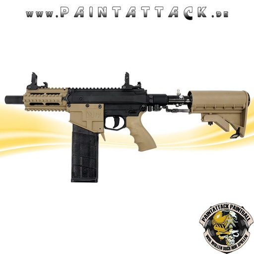 [6237] Valken M17 CQC tan - schwarz Mag-Fed Paintball Markierer