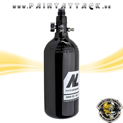 [6228] HP Flasche 0,8L 200bar ALU mit Regulator New Legion