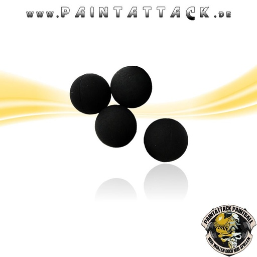 [6219] Rubberballs Gummigeschosse mit Metall Kaliber 68 - 5 Stück