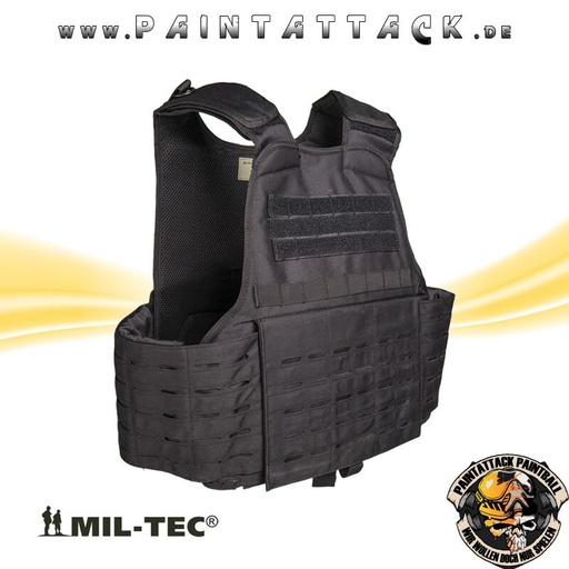 [6176] Laser Cut Carrier Weste tactical PRO schwarz