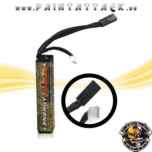 [6155] Airsoft  Li-Po  Akku 11,1V 1300 mAh 25C Solo 1 Energy Airsoft Batterie