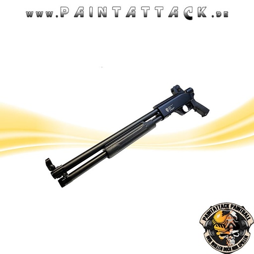 [6147] SG68 Paintball Shotgun mit 18 Zoll Lauf und extended Mag cal. 0.68