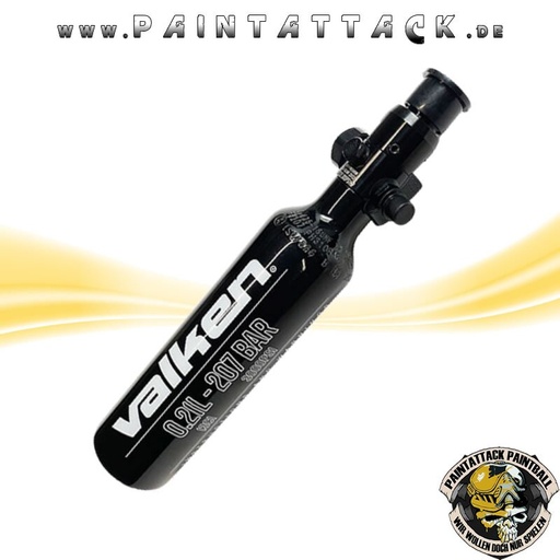 [6142] Valken 0,2L HP Flasche Preset System 200 bar Alu