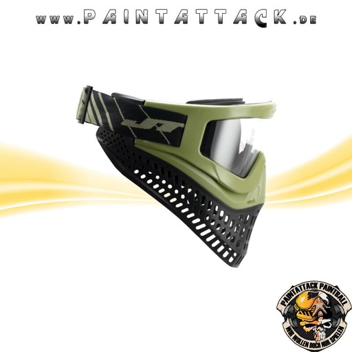 [6140] Paintball Maske JT Proflex X  thermal  oliv schwarz