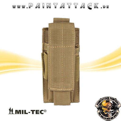[6133] Magazintasche für Magazine von Pistolen single Molle coyote