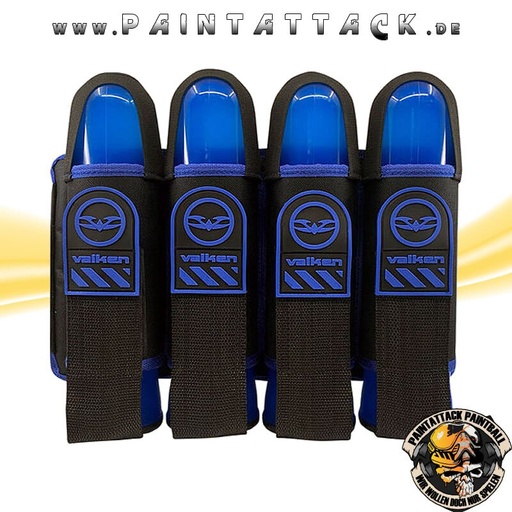 [6102] Paintball Battlepack 4 Pot Valken Alpha blau black/blue