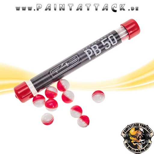 [5951] Pepperballs T4E PB 50 Kaliber 50. Pfefferkugeln für HDR Revolver