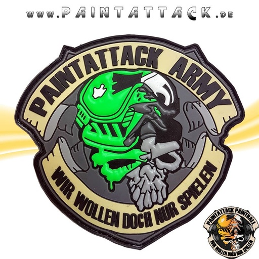 [5883-005] Paintattack Paintball 3D Rubberpatch Rosa
