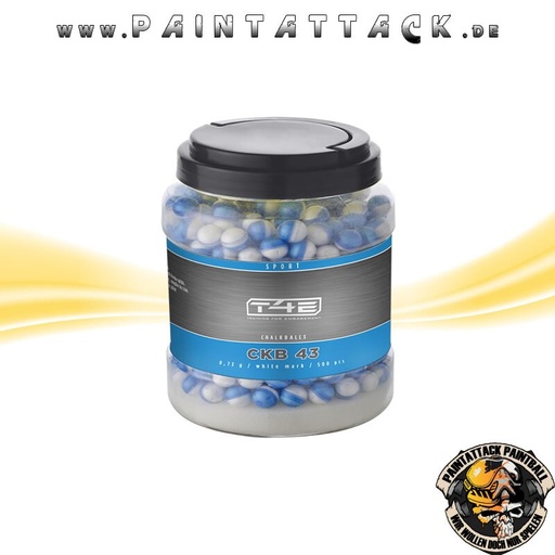 [5872] Powderballs Kaliber 50 T4E CB 50 für 500 Stück weiß