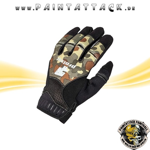 [3305-002] Paintball Handschuhe Grips - FLECKTARN CAMO L