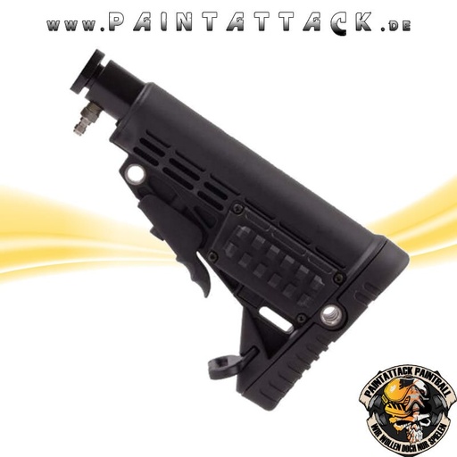 [5742] RAP4 B&B Schulterstützen Cover schwarz  mit Air Thru Stock Adapter