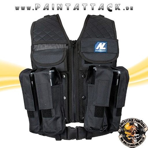 [5674] Paintball Weste New Legion Tactical Vest Carrier Schwarz
