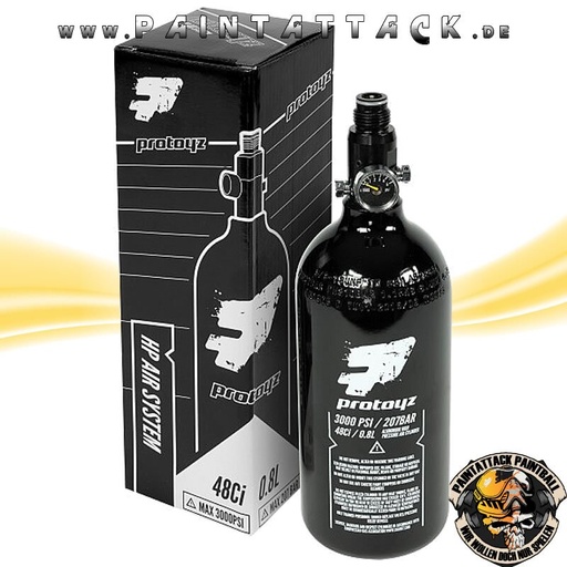 [5663] Protoyz HP System 0,8l 200 Bar Alu Flasche