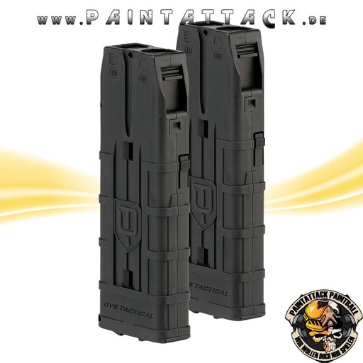 [5106] Dye Dam Tactical Magazin - 20 Schuss 2er Pack schwarz